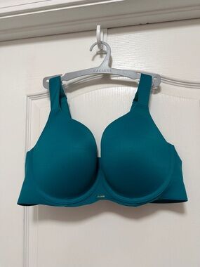Lane Bryant Cacique modern luxe Balconette bra size 40D green